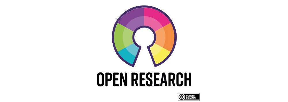 Logo of colourful ring with text below reading 'Open Research'