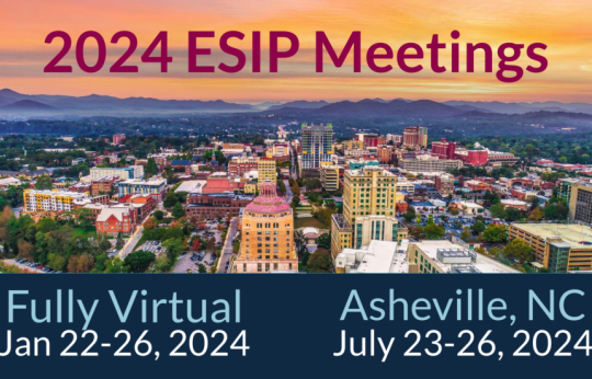 Dates of the two 2024 ESIP Meetings