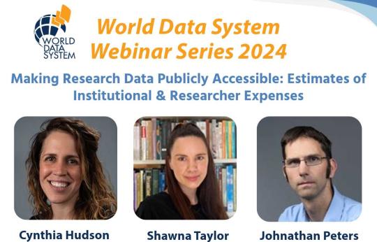 WDS Making Research Data Publicaly Accessible webinar