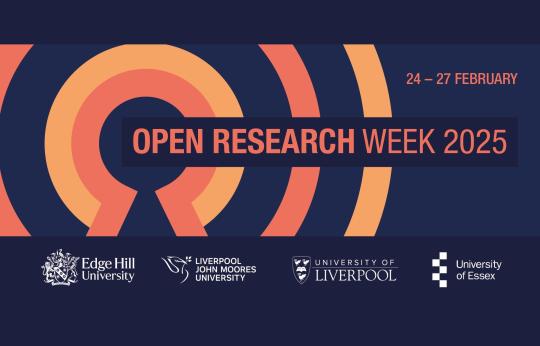 Graphic reeading 'Open Research Week 2025'