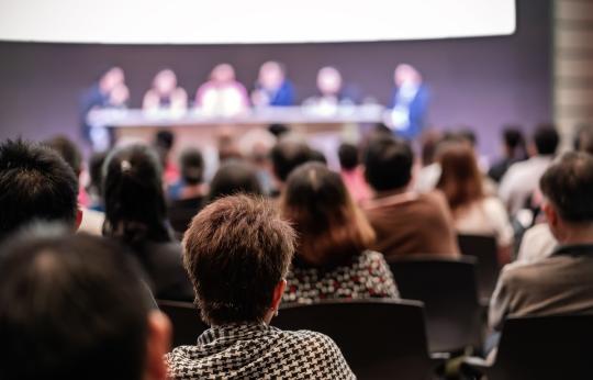 Photo of conference.